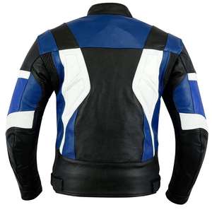 Kivotech Veste de moto en cuir véritable coupe-vent pour hommes personnalisée Équipement de protection pour motocyclistes - Product Image 6
