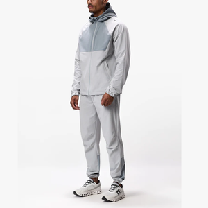 Veste coupe-vent pour homme sur mesure, veste coupe-vent streetwear, vêtements de sport de plein air, patchwork, coupe-vent - Product Image 1