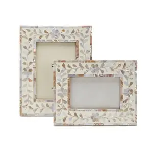 Top Rank Crafted Handwoven Pearl Photo Frames for home & Drawing room Manufacture by Aaliyan impex