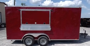 Brandy Wine Concession Trailer 7 X 16 Towable Food Trailer Retail Snack Foods Hotdogs Chips Mobile Bar Winery Snack Food Factory - Product Image 5