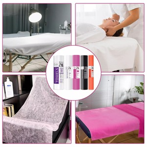 Disposable Non-woven Bed Sheets Spa Massage Table Sheet Waterproof Bed Cover Flat Sheets