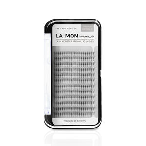 LAMON <b>Lash</b> Monster <b>Volume</b> <b>Lash</b> Invisible Band Style 3D 5D Lightnes Machine Made 0.07MM Thickness Fancy Eyelash Makeup - Product Image 2