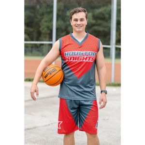 Uniforme de basket-ball pour adultes personnalisé avec maillot cousu avec logo de l'équipe en automne conception de vêtements de sublimation - Product Image 2
