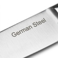 Luxe Duits stalen koksmessenset, hoge hardheid roestvrijstalen hakmessen, aangepaste logo geschenkverpakking, keukenset