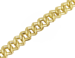 Nuevo diseño personalizado Iced Out Round Cut Moissanite Diamond en S925 Sterling Silver Hip Hop Style Cadena de eslabones cubanos para rapero - Product Image 4