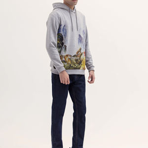 Pull-over de luxe à impression personnalisée Sweats à capuche personnalisés en coton imprimé pour hommes Vente en gros - Product Image 2