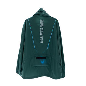 Chándal de dos piezas con cremallera para hombre, conjunto de pantalones cortos y cortavientos de nailon reflectante, diseño personalizado y nuevo estilo - Product Image 1