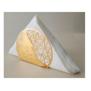 High Quality Metal Napkin Ring Handmade Luxury Napkin Ring Round Shape Wholesale <b>Decorative</b> Metal Napkin Ring - Product Image 2