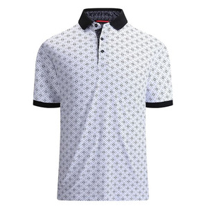 Camisetas Polo de Algodón 100% de Alta Calidad para Hombre, Precio de Fábrica al por Mayor, Diseño Personalizado, Impresión Completa, Suaves y Transpirables - Product Image 1