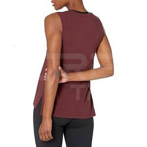 Hauts de yoga sans manches pour femmes de haute qualité haut de yoga à séchage rapide respirant et dernière conception en gros pas cher - Product Image 6