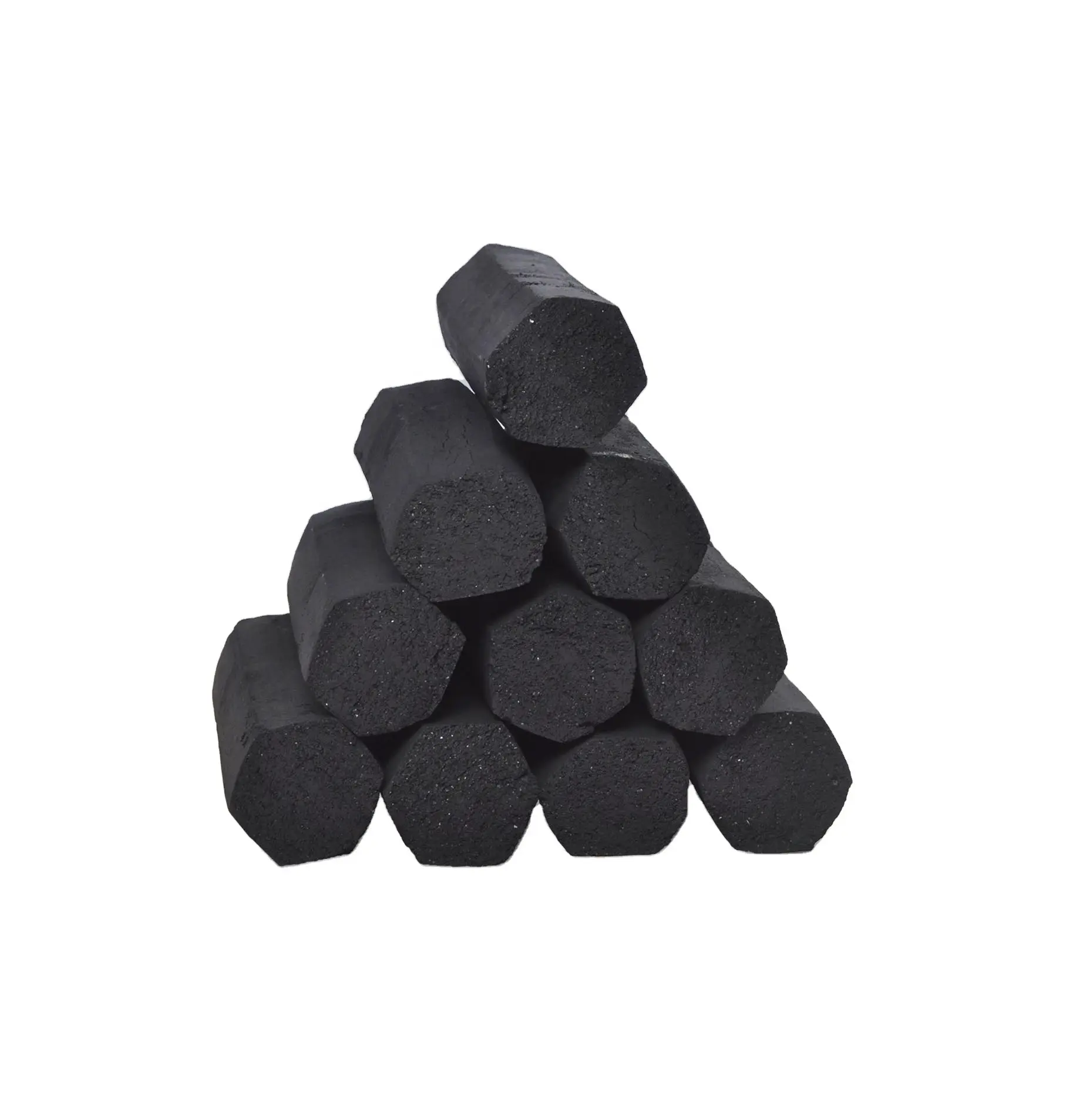 Carvão para churrasco Hexágono Briquetes de serragem de longo tempo de queima do Vietnã dos EUA