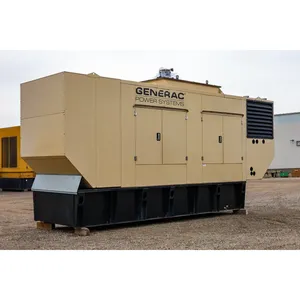 Groupe électrogène diesel industriel triphasé d'occasion 610 kW 277/480 V, groupe électrogène de secours commercial fermé - Product Image 1
