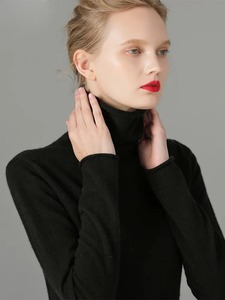 Suéteres de cuello alto para mujer, suéter de punto de Otoño Invierno 2025, suéteres de manga larga para mujer, Tops suaves - Product Image 4