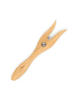 Fourchette à tricoter Lucet en bois Bracelets et colliers de tissage Lucet pour travaux d'aiguille pour créer une fourchette à tricoter Lucet - Product Image 1