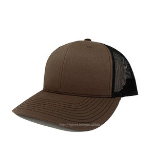 Casquettes de camionneur personnalisées en maille marron casquettes de camionneur de haute qualité casquettes de sport en gros au Vietnam - Product Image 2