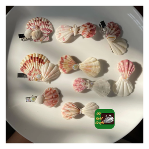 CLIP LIGERO DE CONCHA DE MAR ACCESORIO HECHO A MANO PARA USO DIARIO ESTILO DE PLAYA PARA MUJERES NIÑAS - Product Image 6