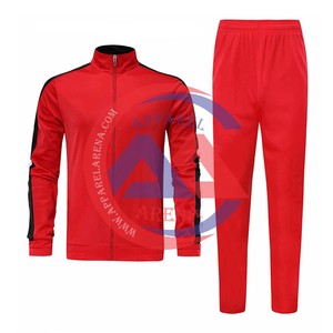 Conjunto Deportivo de Dos Piezas para Hombre, Chaqueta y Pantalones Deportivos con Logotipo Personalizado, Estilo Patchwork, Tela de Velour y Poliéster - Product Image 1