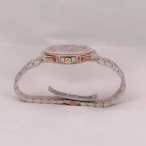 นาฬิกาส่วนบุคคลน่าสนใจหน้าปัดสวย VVS LEB สแตนเลสสไตล์ฮิปฮอปหน้าอกเย็นแบบธุรกิจแฟชั่น - Product Image 5