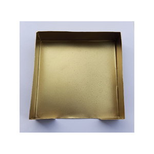 Plateau à serviettes en métal plaqué laiton de forme carrée fabriqué en Inde pour les fêtes de Noël au meilleur prix de gros auprès du fabricant - Product Image 4