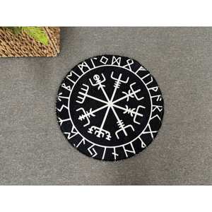 Alfombra Estampada Nórdica Escandinava - Decoración Moderna y Elegante para el Hogar, con Pelo Suave - Product Image 1