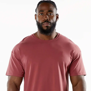 Blank Tshirt 100% Cotton <b>Round</b> Neck T Shirt Wholesale Mens Plain Men Short Sleeve T-shirt 100 % Cotton Single Casual Ad - Product Image 5