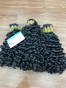 Drop Ship Worldwide Raw Hair Venta al por mayor 100% Cutícula alineada Sin enredos Sin cobertizo Vapor Deep Wave Bulk Extensiones de cabello vietnamita - Product Image 5