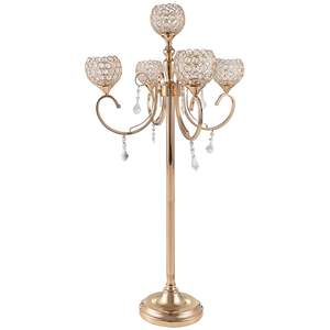 Vente en gros de candélabres finis en miroir faits à la main de haute qualité disponibles pour la décoration de la maison de mariage de Noël. - Product Image 1