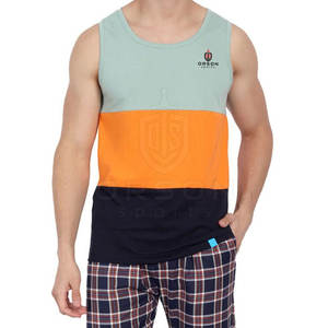 Camiseta sin mangas de entrenamiento informal para hombre superventas tela de punto transpirable de secado rápido de alta calidad - Product Image 1