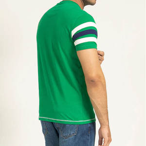 Camiseta de Verano 2025, Nueva Moda, Cuello Redondo, Secado Rápido, Ecológica, 240g, Color Sólido, Corte Regular, Casual, Manga Corta, 100% Algodón para Hombre - Product Image 5