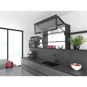 ระบบฝาเปิด-ปิดแบบคู่ระบบกลไกมัลติเมค รุ่นพาวเวอร์ บี1 แฮนด์ 237 มม. สีเทา - Product Image 2
