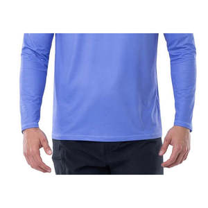 Maglietta a maniche lunghe da uomo Guy Harvey, taglia L, blu, traspirante, protezione solare UPF 50, con logo grafico - Product Image 3