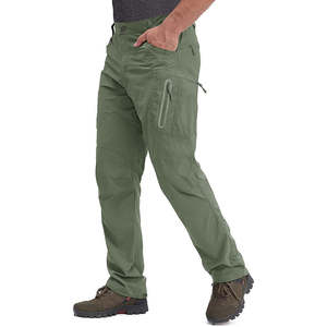 Pantalon de sport pour hommes à séchage rapide été glace soie respirant course Fitness pantalon cordon Cargo pantalon pour hommes joggeurs décontractés - Product Image 1