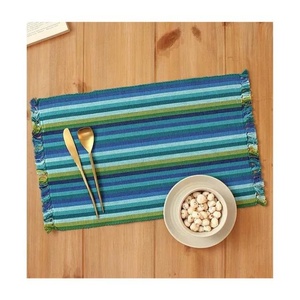Custom Luxury Sailing Boat Printed Home Restaurant Dining 100% Organic Cotton GOTS Certificate Heat-insulation Table Place <b>Mats</b> - Product Image 6