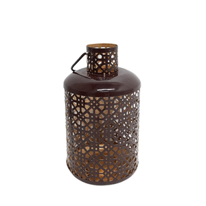 โคมไฟเหล็กเคลือบเคลือบพร้อมสีดำตกแต่งบ้านสำหรับตกแต่งในร่มและงานแต่งงานโคมไฟแขวนทำด้วยมือจำนวนมาก - Product Image 1