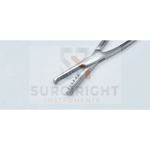 SurgiRight Abrazadera de menisco de acero en ángulo 1 2 Vástagos de dientes CE ISO Aprobado Uso hospitalario Instrumentos quirúrgicos ortopédicos - Product Image 2