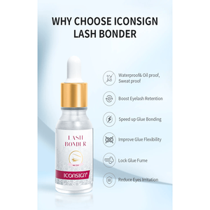 Adhesivo para Pestañas <span class=keywords><strong>ICONSIGN</strong></span> Professional Lash Bonder - <span class=keywords><strong>Pegamento</strong></span> Líquido de Larga Duración para Extensiones de Pestañas - Product Image 6