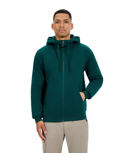 Casual Fleece Hoodies Custom Logo Fleece Hoodies Light Weight High Quality Basics Cotton Blended Plain Fleece Hoodie - Product Image 2