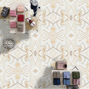 Calacatta สีเทา600x1200มม. กระเบื้องพอร์ซเลนหินอ่อนดูขัดพื้นและผนังโรงแรม - Product Image 2