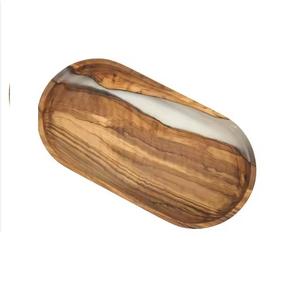 Round Shape Brown Wood Serving <b>Tray</b> Metal Handle Antique Design wooden <b>breakfast</b> <b>trays</b> Price Sale Home Hotel Use Serving <b>Tray</b> - Product Image 6