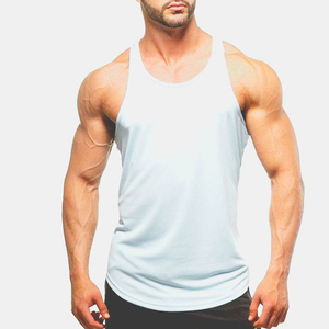 Fitness Sweat Wicking Sports Tank Top <b>Men's</b> Loose Fit <b>Singlet</b> - Product Image 4