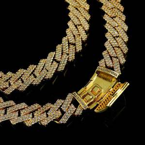 VVS1 Moissanite Miami Cuban Link VVS Moissanite Chain IGI Certified Unisex Compromiso Hip Hop Jewelry - Product Image 3