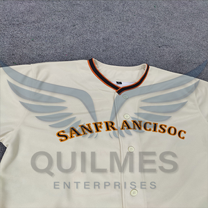 San Francisco Mays # Camiseta de Béisbol Vintage Clásica con Cuello en V, Servicio OEM con Logotipo Personalizado, Transpirable y de Secado Rápido - Product Image 6