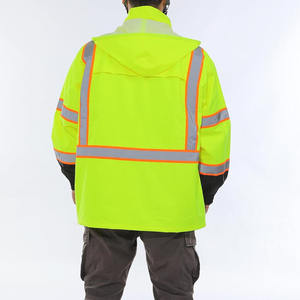 Vestes de sécurité personnalisables haute visibilité pour hommes Meilleure fabrication de haute qualité Conception personnalisée pour les uniformes de travail - Product Image 6