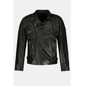 Ventes chaudes, vestes en cuir de course pour hommes de haute qualité et confortables - Logo frontal noir personnalisable, vêtements de rue écologiques - Product Image 1