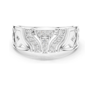 Bague pour femme en diamant de laboratoire 0,167 CT VVS-VS EF, or 18 carats, options or rose, or jaune, or blanc, moissanite, élégante - Product Image 3