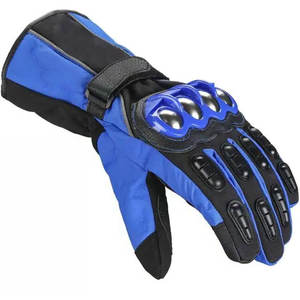 ถุงมือมอเตอร์ไบค์หนังนิ่มแบบเต็มนิ้วระบายอากาศได้ดีป้องกันรังสียูวีสายรัดข้อมือปรับได้ใช้ได้ทั้งชายและหญิง - Product Image 2