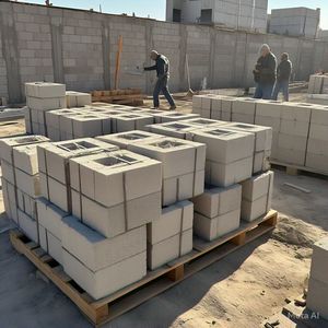 Bloques AAC ecológicos y sostenibles, Material de construcción ligero de bajo consumo para escaleras, baño, alta resistencia - Product Image 4