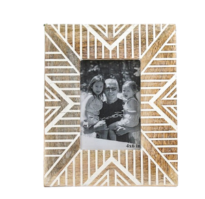 Conception personnalisée Cadre photo moderne en bois de manguier Hot Selling Vintage Friends Family Picture Display Frame au prix de gros - Product Image 3