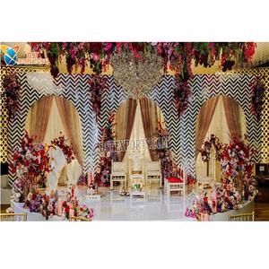 Mehrab การออกแบบงานแต่งงานกรอบกระจกฉากหลังยอดนิยมงานแต่งงานกรอบกระจกตกแต่งเวทีงานแต่งงานกระจกแผงสําหรับเวที - Product Image 1