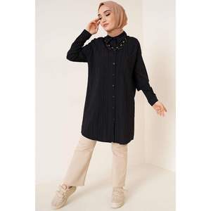 เสื้อสีดำมีกระเป๋าหน้าอกเดียว - Product Image 4